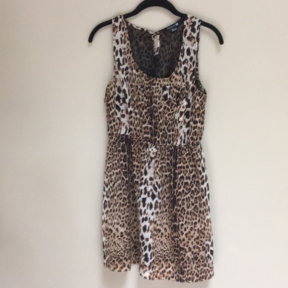 Forever 21 Dresses & Skirts - Forever21  Leopard Print mini Dress Size S